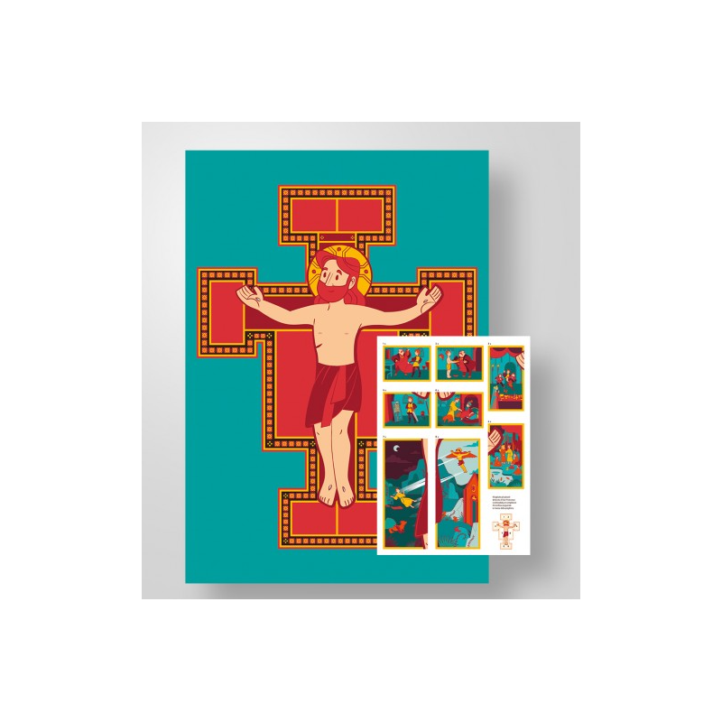 Kit Poster Crocifisso - Grest 2026 BELLA FRA!