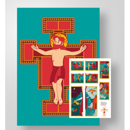 Kit Poster Crocifisso - Grest 2026 BELLA FRA!